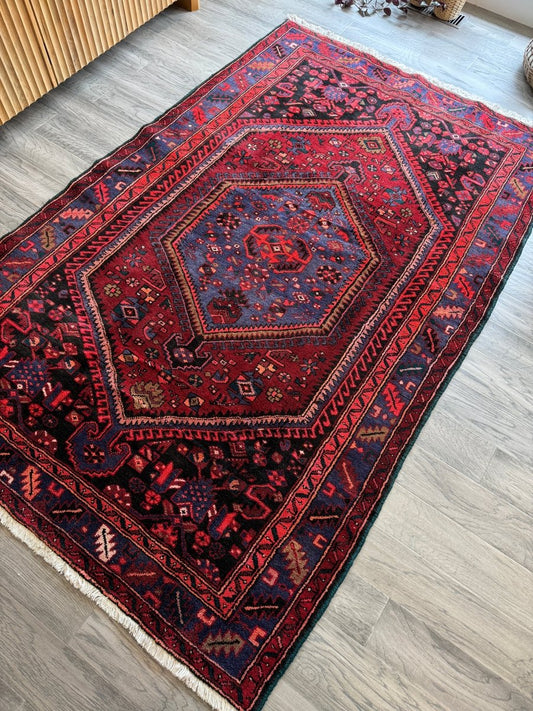 Persischer Zanjan Teppich | 142 x 221 cm