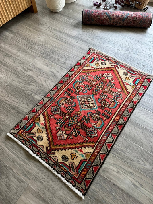 Persischer Hamadan Teppich | 56 x 94 cm