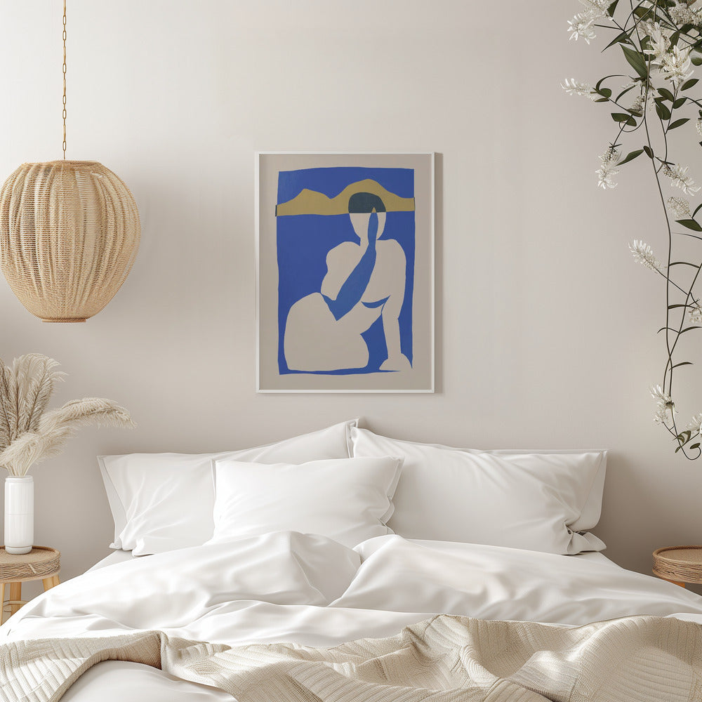 Wandkunst Muse ausgeschnitten