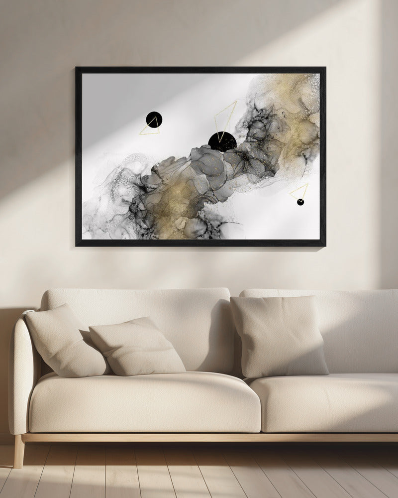 Wandbild ALKOHOLTINTE Abstrakte Galaxie