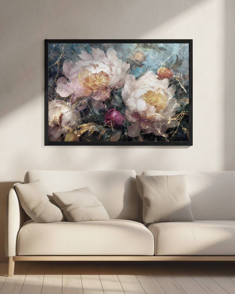 Wandbild Blumen Blumenkunst Illustration Wandkunst 015