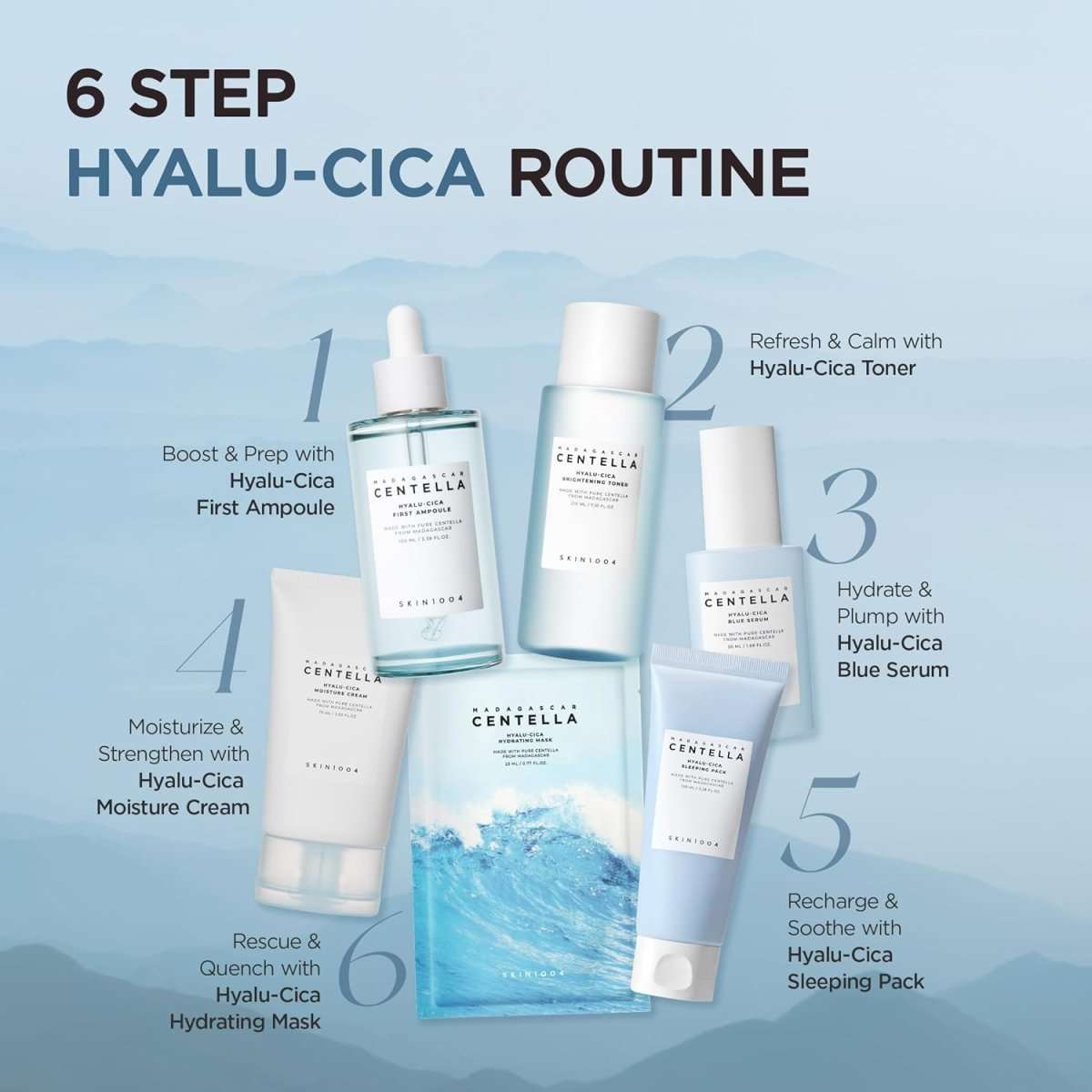 SKIN1004 Madagascar Centella Hyalu-Cica First Ampoule 100ml