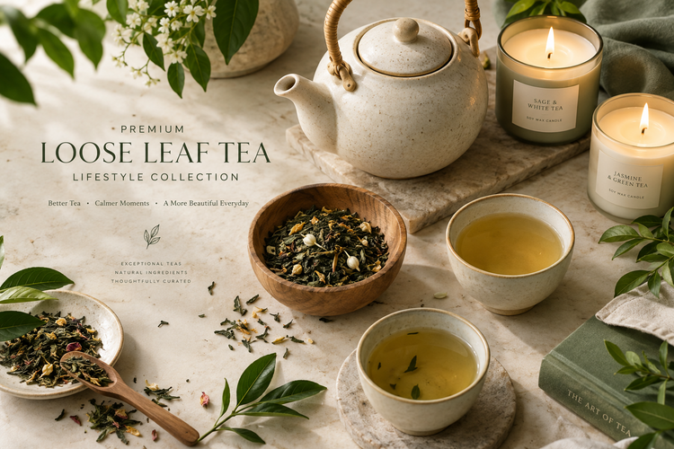 Loose Leaf Tea, Teapots & Candles Collection