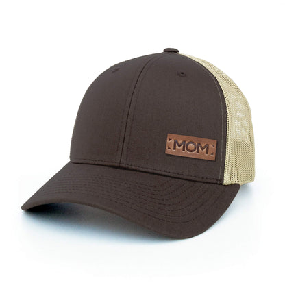 MOM - Leather Patch Trucker Hat