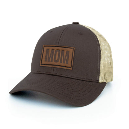 MOM - Leather Patch Trucker Hat