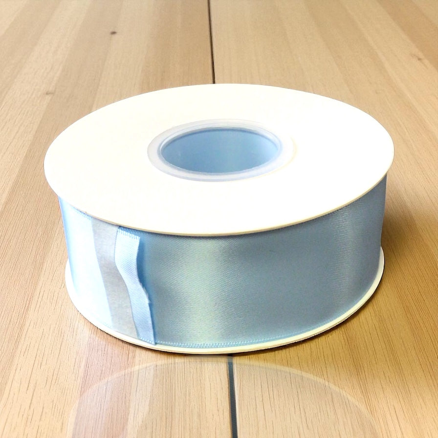 Satin Ribbon Double Face-Sky Blue  #308-3.8 cm Wide