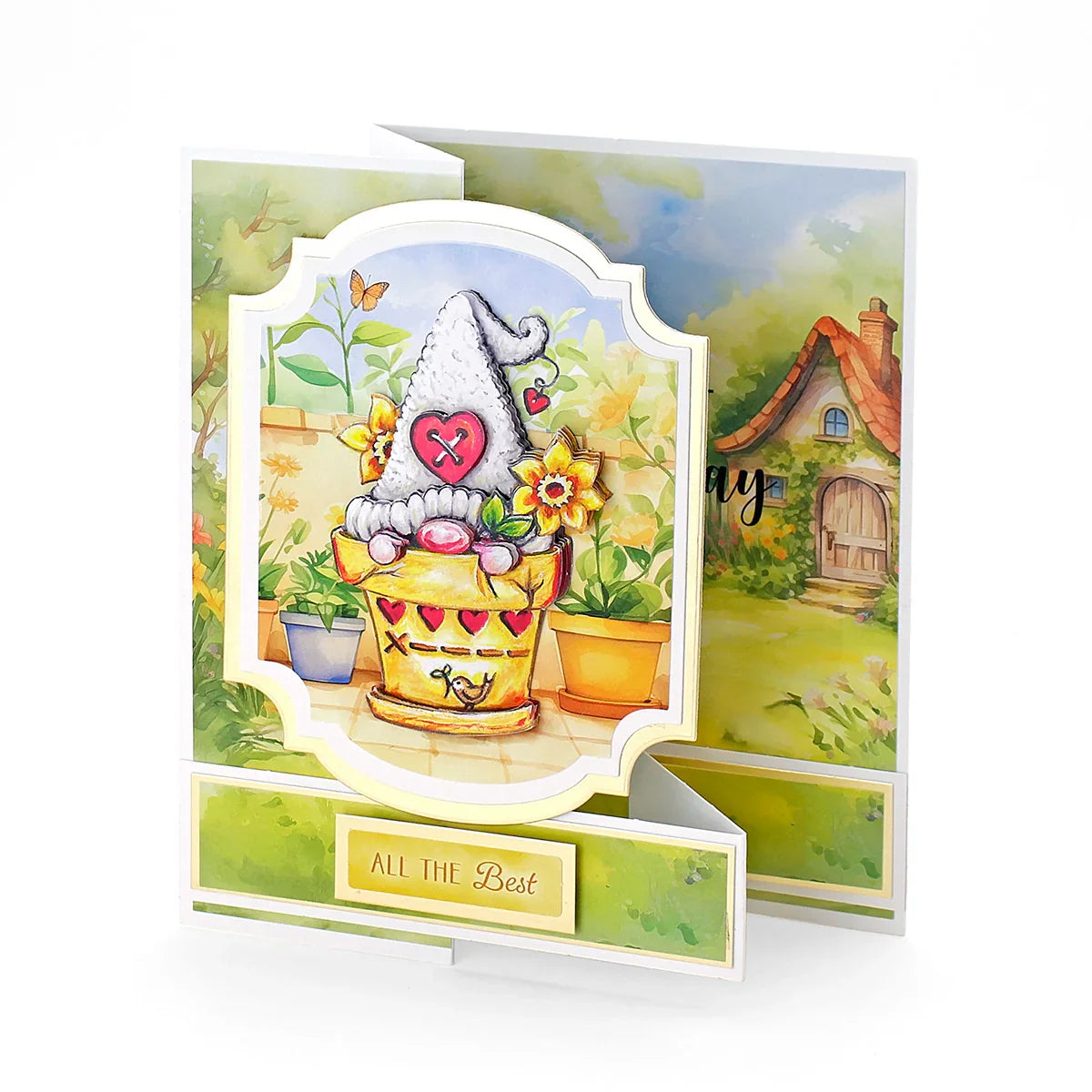 Garden Gnomes Scene Stash 24 sheets