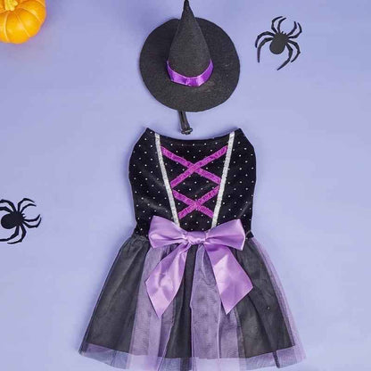 Witch Hat Dog Dress | Halloween Costume