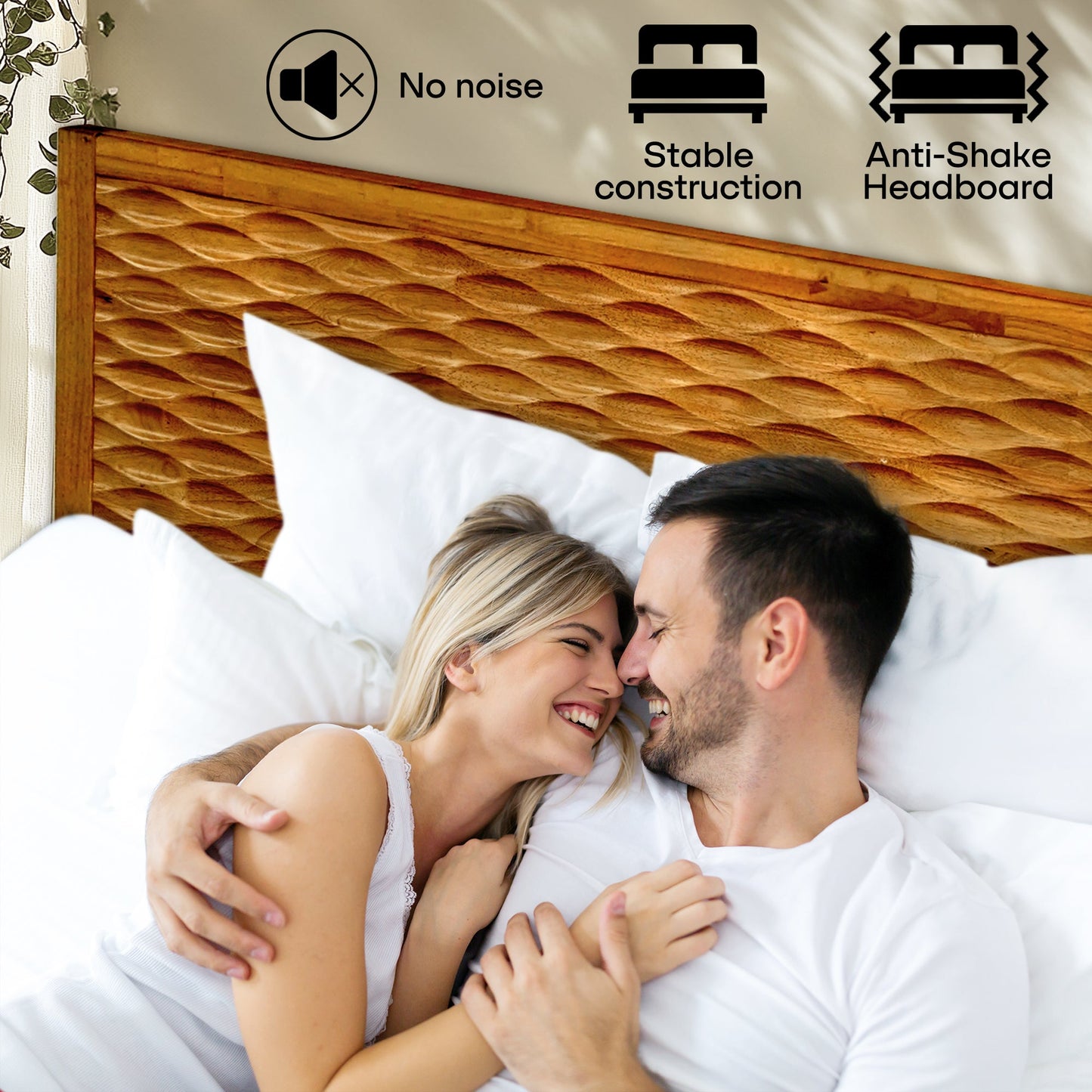 Elara Solid Wood Bed Frame
