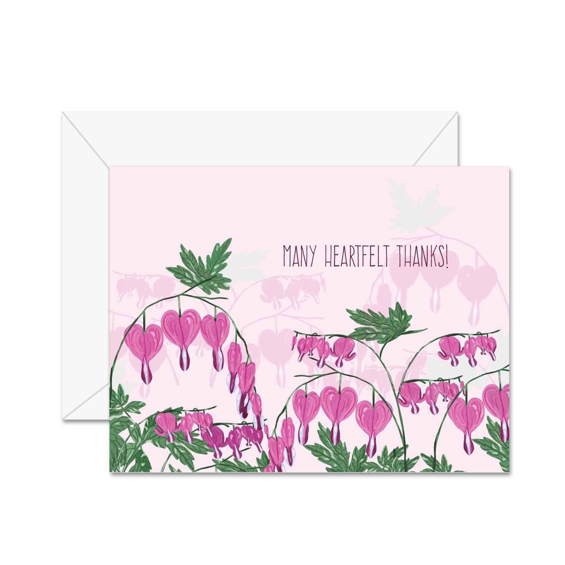 Many Heartfelt Thanks - Greeting Card