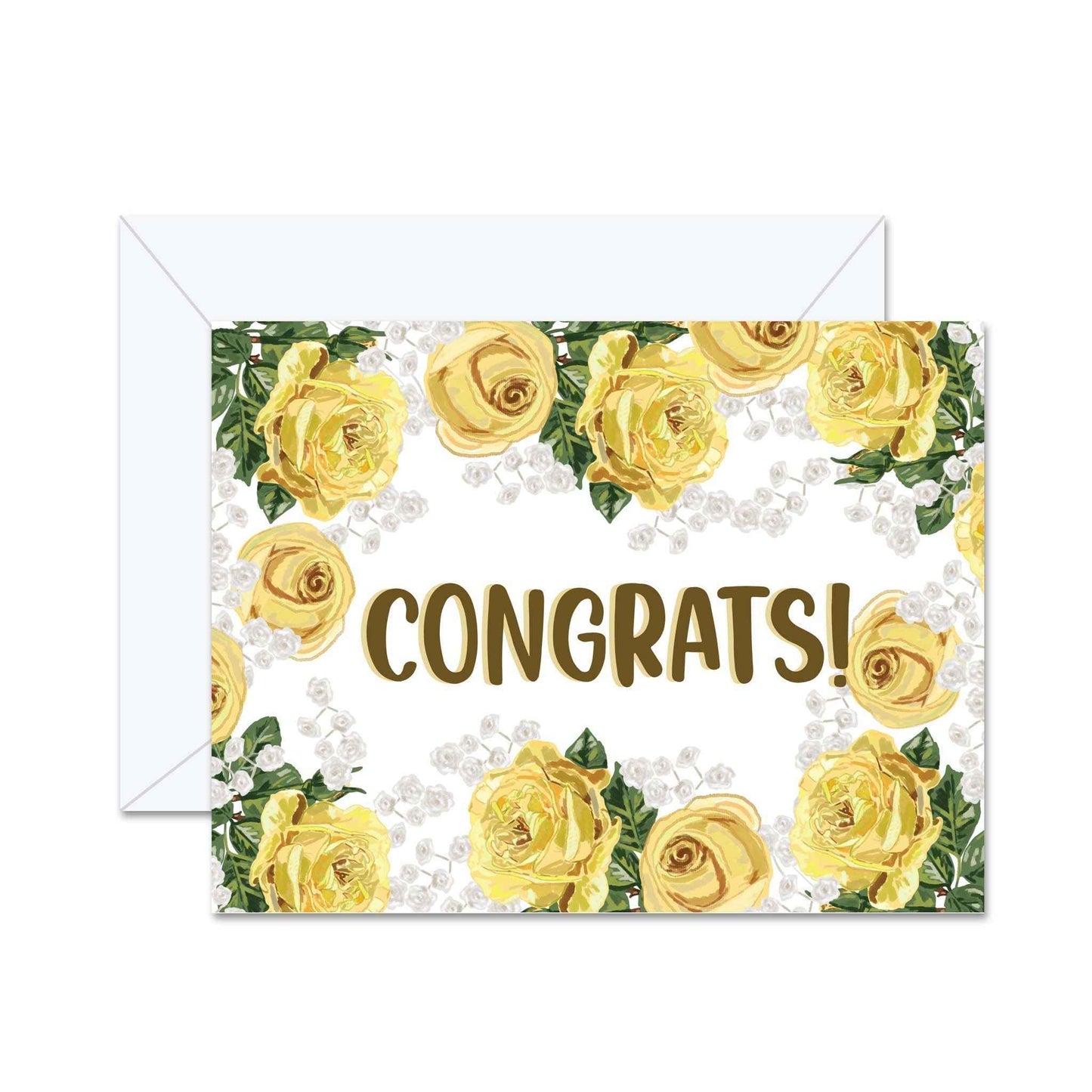 Congrats! (Roses) - Greeting Card