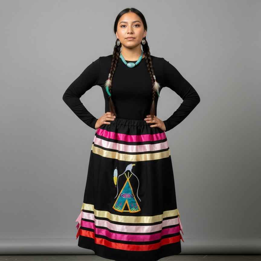 OLDTRIBES™ Shelter of Heritage Ribbon Skirt