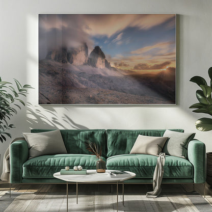 Wandbild Der letzte Moment