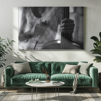 Wandkunst-Pause für das Cello
