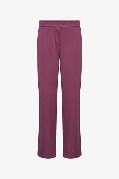 Women's Woven Pull-On Bootcut Pants with Side Pockets