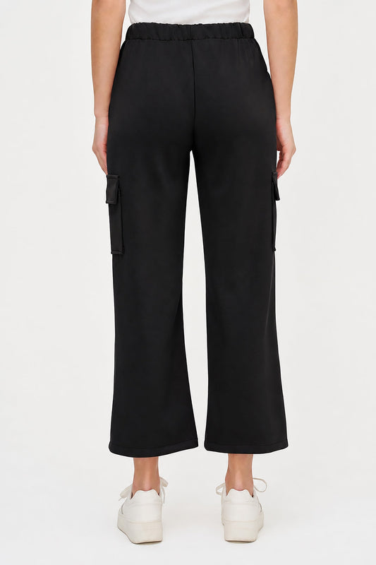 Women's Knit Pull-On Sweatpants with Side & Cargo Pockets