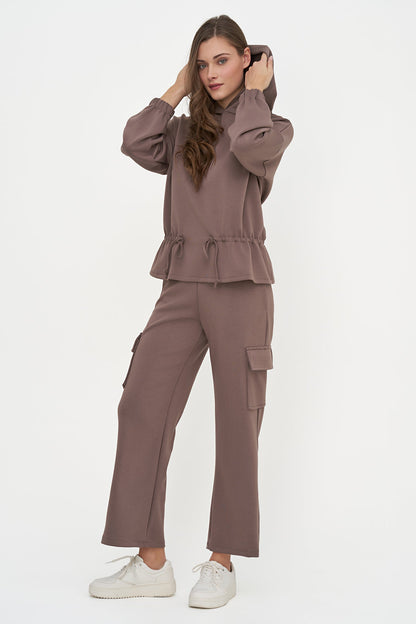 Women's Knit Pull-On Sweatpants with Side & Cargo Pockets