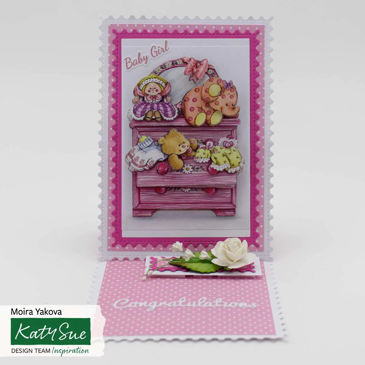 Die Cut Decoupage – Baby Girl (Pack Of 3)