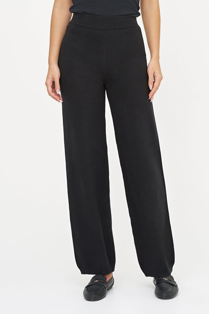 Women's Knit Pull-On Straight-Leg Pants