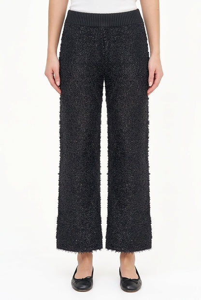 Women's Tinsel-Knit Pull-On Pants