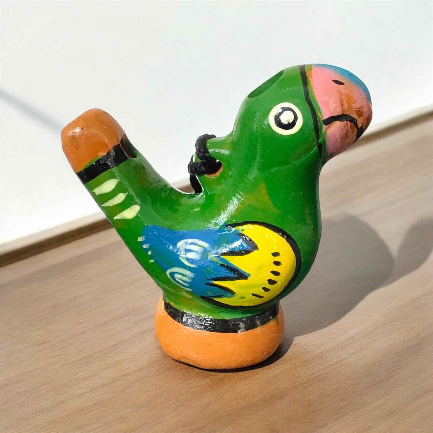 Painted Parrot Bird Water Whistle