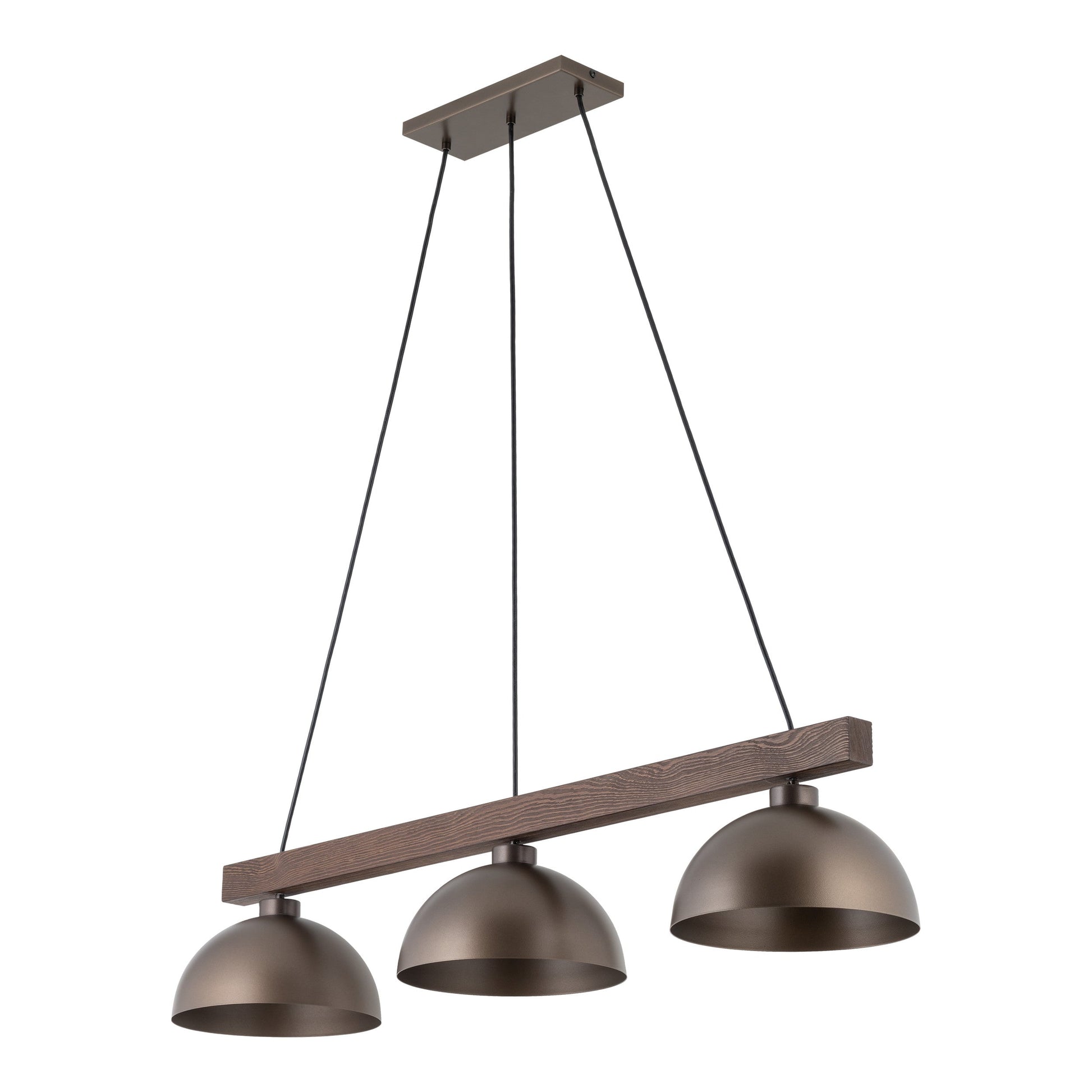 OSLO Brown Scandinavian Pendant Light 3 - AURABAGS SHOP