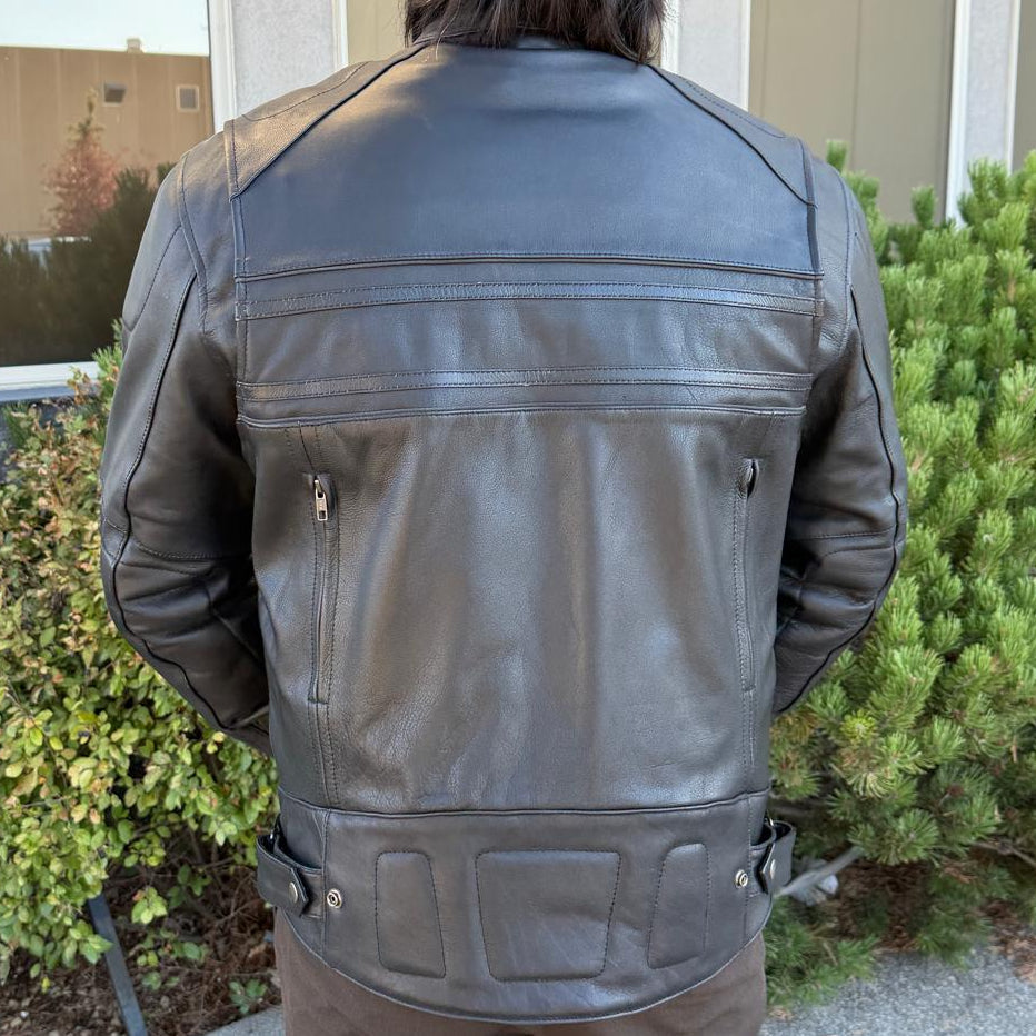 Open Road Men's Leather Armored Riding Jacket | Motorcycle Jacket