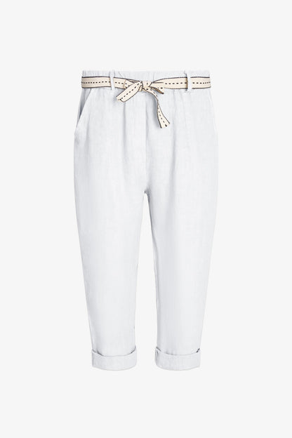 Women's Woven Capri Trousers
