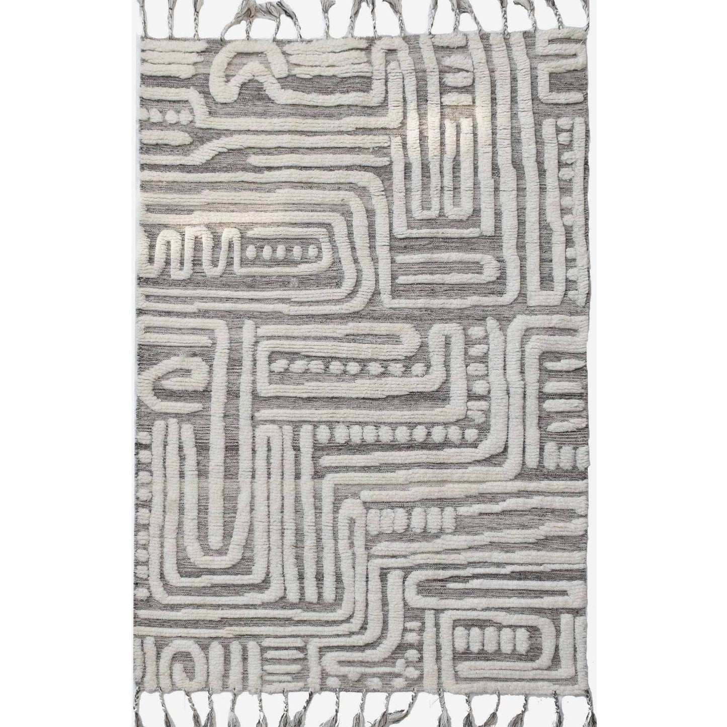 Phoebe Webteppich aus Wolle 6X9