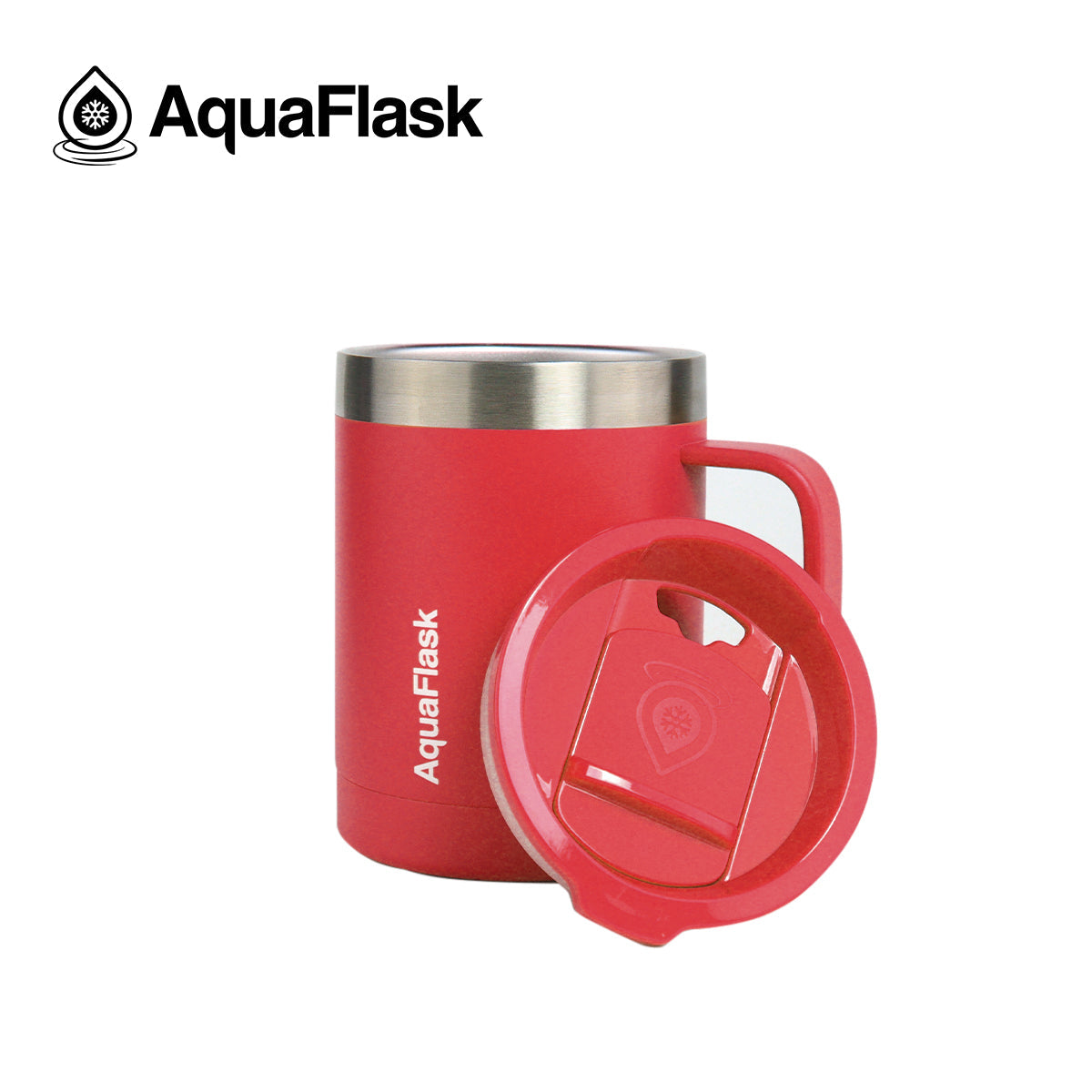 Aquaflask Thermobecher isoliert mit Deckel und Henkel 415ml (14 oz)