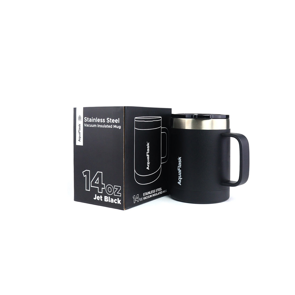 Aquaflask Thermobecher isoliert mit Deckel und Henkel 415ml (14 oz)