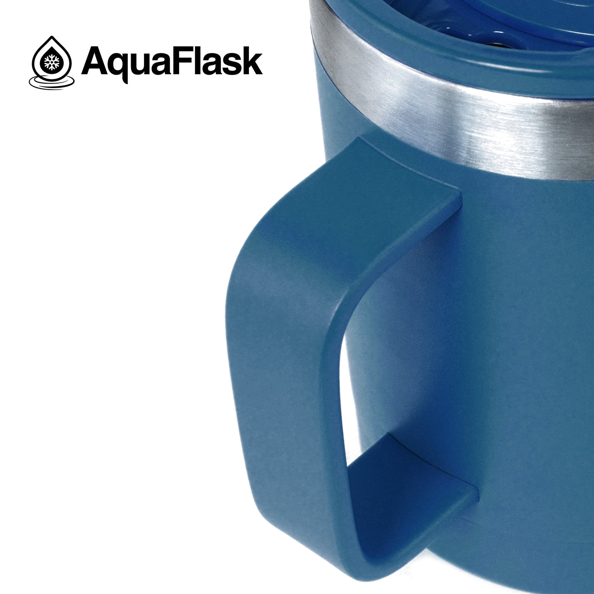 Aquaflask Thermobecher isoliert mit Deckel und Henkel 415ml (14 oz)