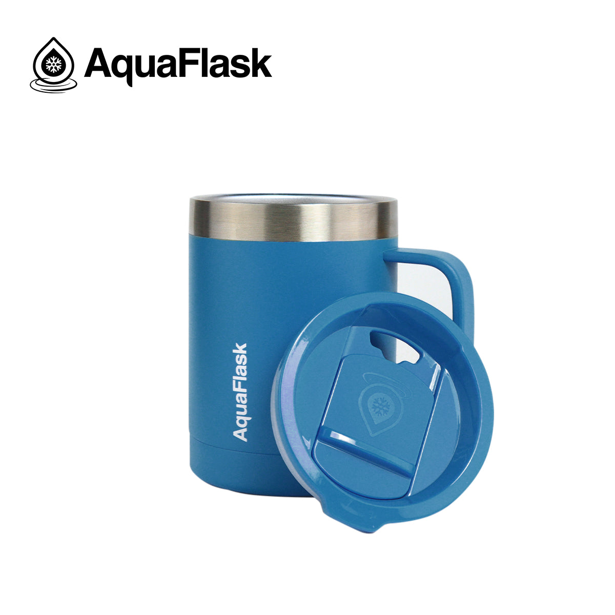 Aquaflask Thermobecher isoliert mit Deckel und Henkel 415ml (14 oz)