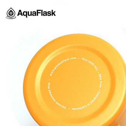 Aquaflask Thermobecher isoliert mit Deckel und Henkel 415ml (14 oz)