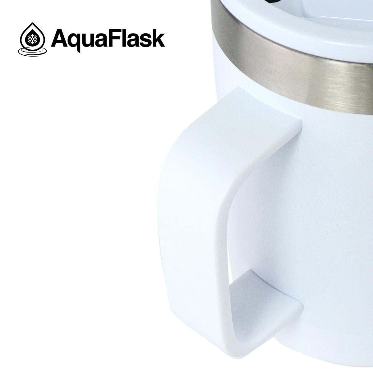 Aquaflask Thermobecher isoliert mit Deckel und Henkel 415ml (14 oz)