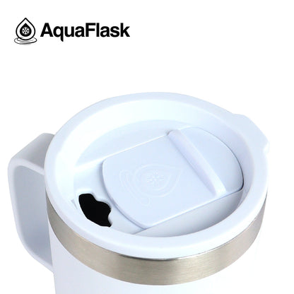 Aquaflask Thermobecher isoliert mit Deckel und Henkel 415ml (14 oz)