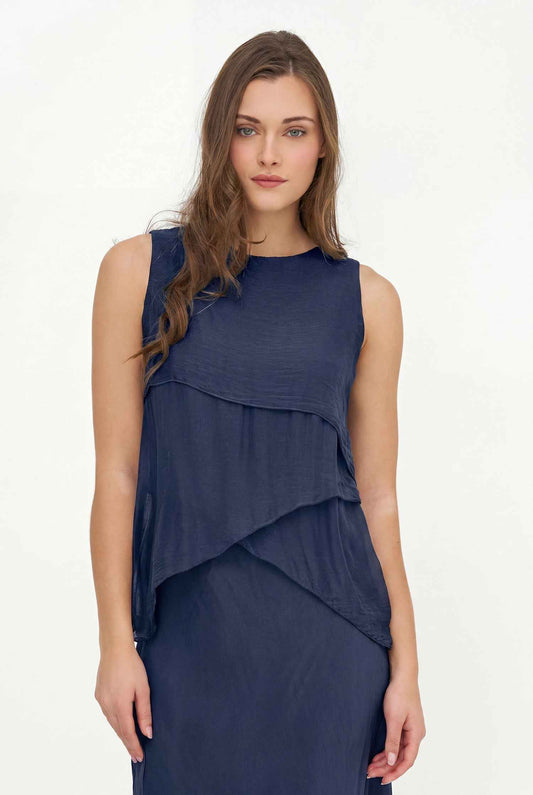 Women's Woven Top - Sleeveless