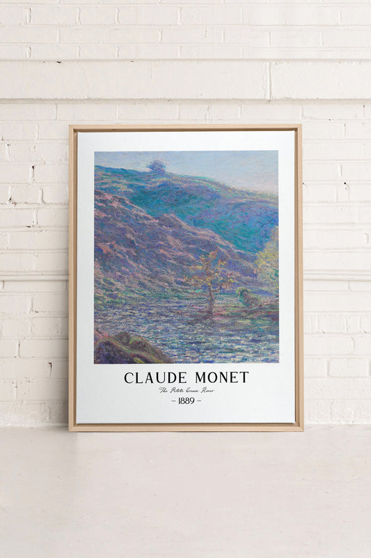 DER FLUSS PETITE CREUSE, Oeuvre sur toile étirée