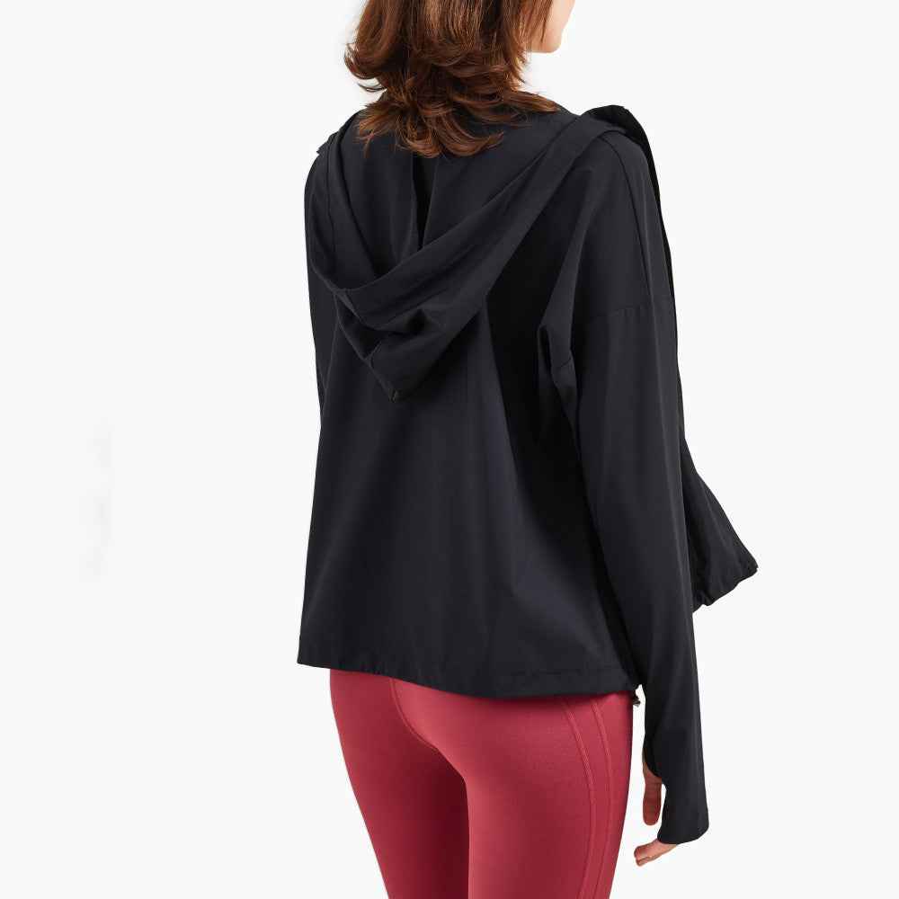Women’s Hooded Loose Fit Gym Suit – Close Lock Zipper Activewear Set