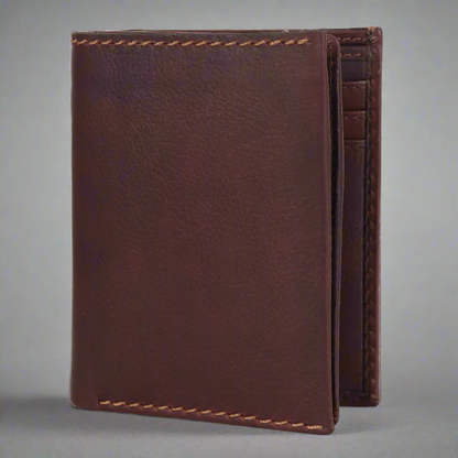 MET Men's Center Wing RFID Leather Wallet