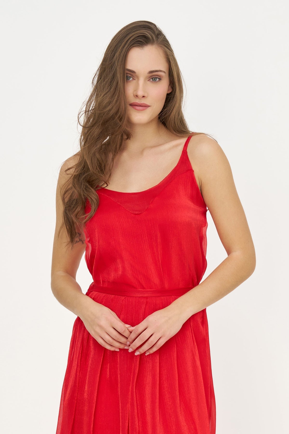 Women's Woven Camisole with Adjustable Straps