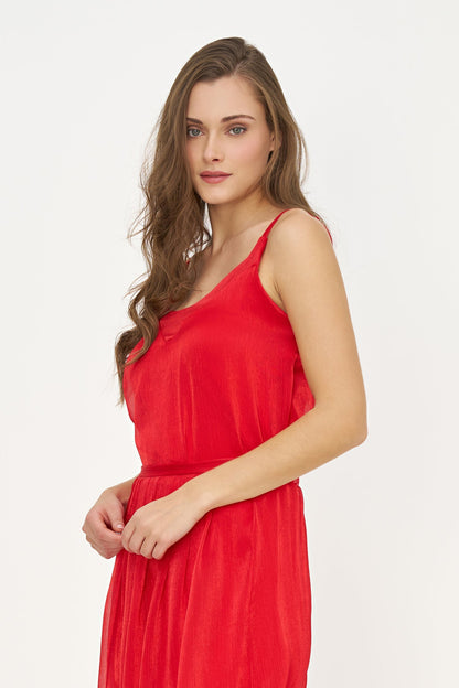 Women's Woven Camisole with Adjustable Straps