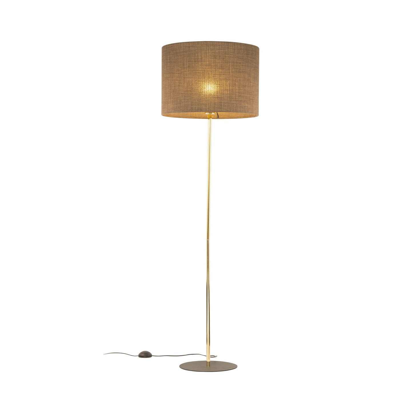 UMBERTO Brown Modern Floor Lamp - AURABAGS SHOP