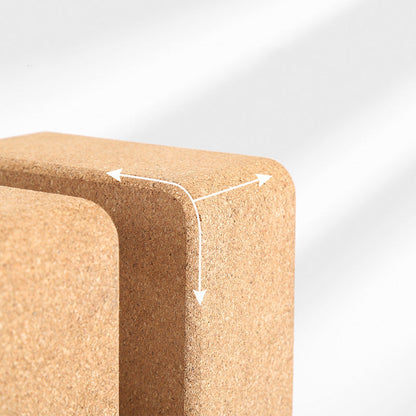 Eco-Friendly Cork Yoga Block – High-Density Support Fitness Block