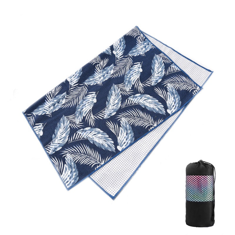 Tie-Dye Yoga Blanket – Wide Yoga Mat Pad Towel & Exercise Drape
