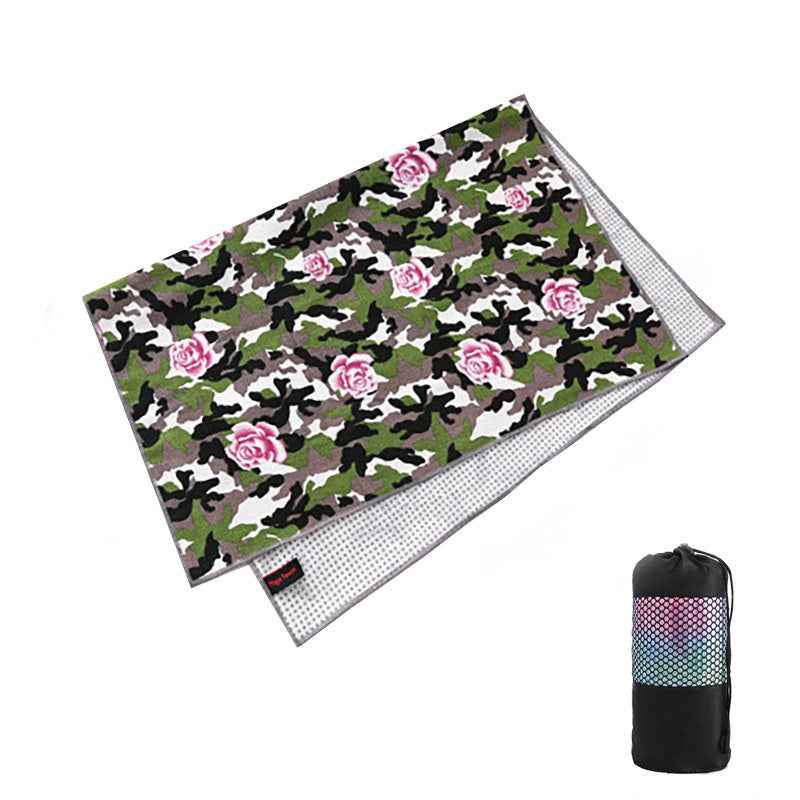 Tie-Dye Yoga Blanket – Wide Yoga Mat Pad Towel & Exercise Drape