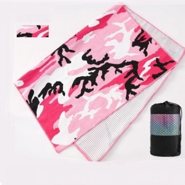 Tie-Dye Yoga Blanket – Wide Yoga Mat Pad Towel & Exercise Drape