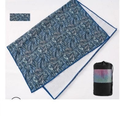 Tie-Dye Yoga Blanket – Wide Yoga Mat Pad Towel & Exercise Drape