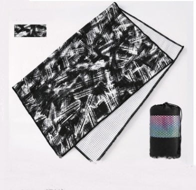 Tie-Dye Yoga Blanket – Wide Yoga Mat Pad Towel & Exercise Drape