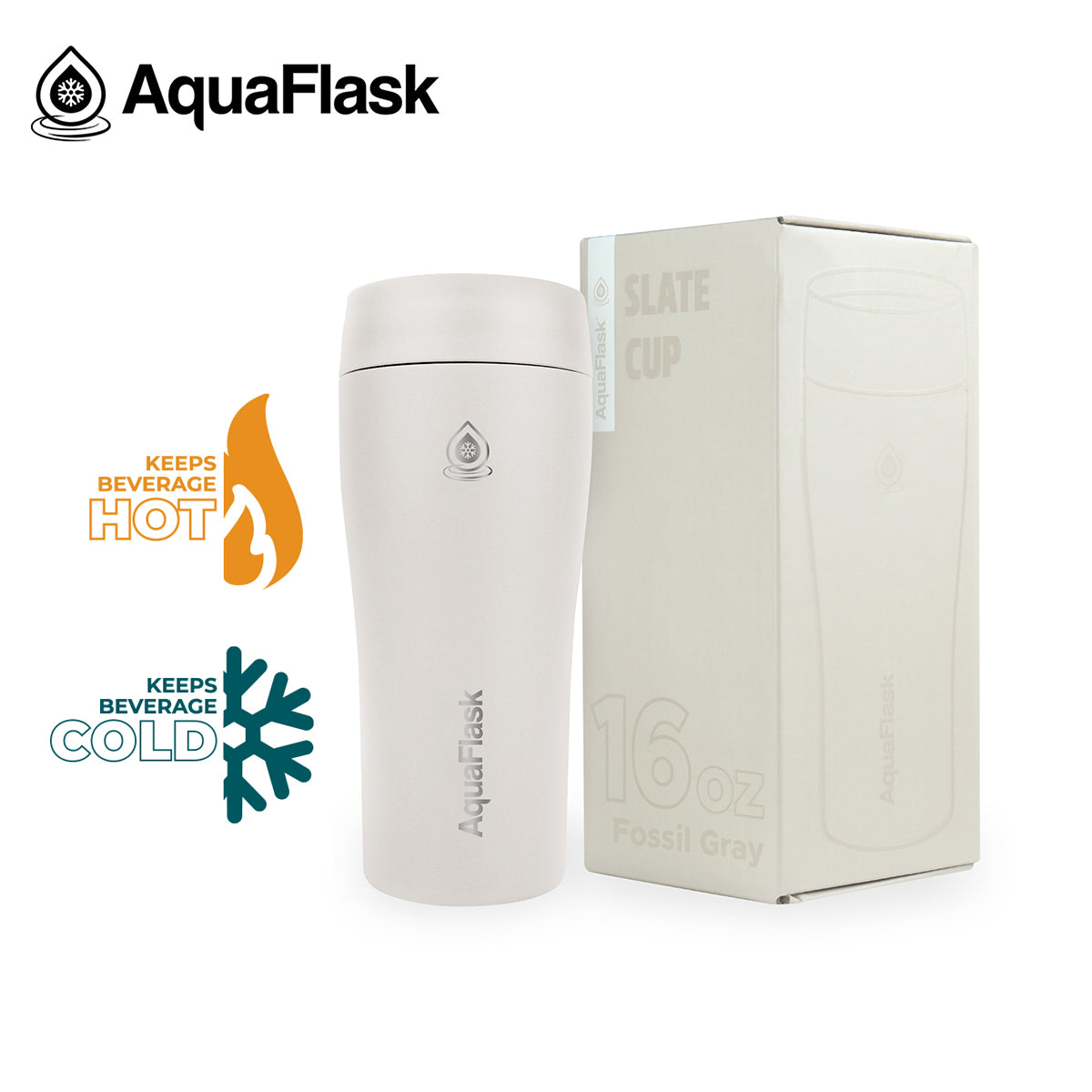 AquaFlask Schieferbecher 473ml (16oz)